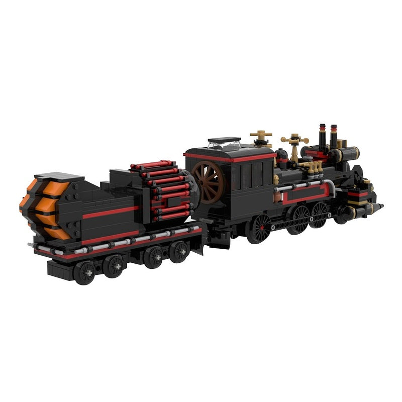 Steampunk Time Travel Steam Train Building Kit | LEGO-Compatible MOC - 3
