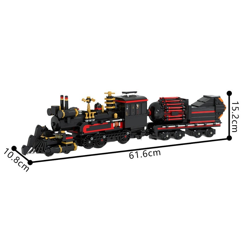 Steampunk Time Travel Steam Train Building Kit | LEGO-Compatible MOC - 6