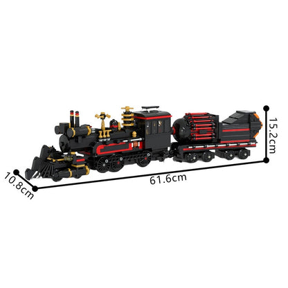 Steampunk Time Travel Steam Train Building Kit | LEGO-Compatible MOC - 6