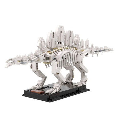 Stegosaurus Fossil Building Kit | LEGO-Compatible MOC - 3