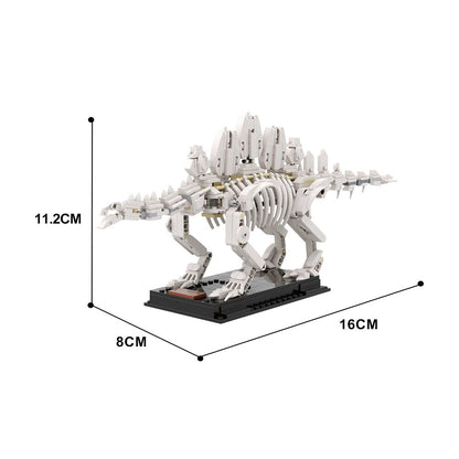 Stegosaurus Fossil Building Kit | LEGO-Compatible MOC - 5