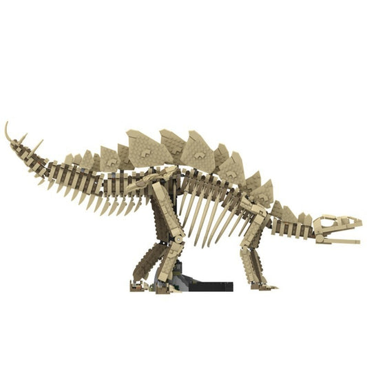 Stegosaurus Fossil MOC Building Kit | Dinosaur Skeleton Display Model - 5