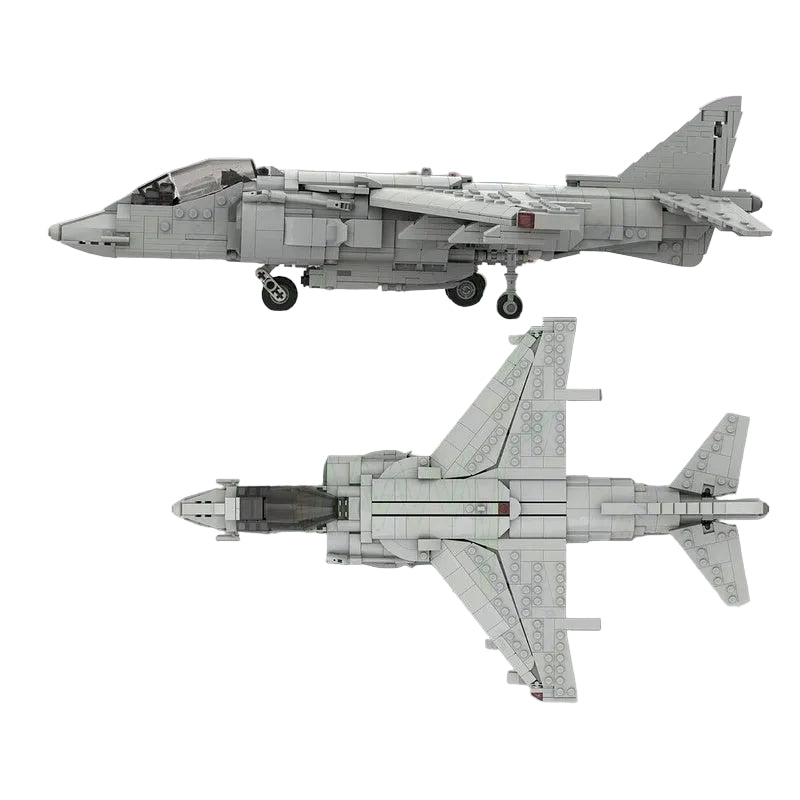 AV-8B V/STOL Attack Jet 1:35 MOC Building Kit - 4