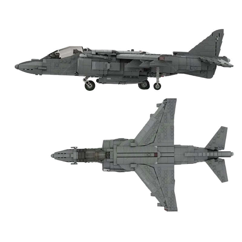 AV-8B V/STOL Attack Jet 1:35 MOC Building Kit - 6