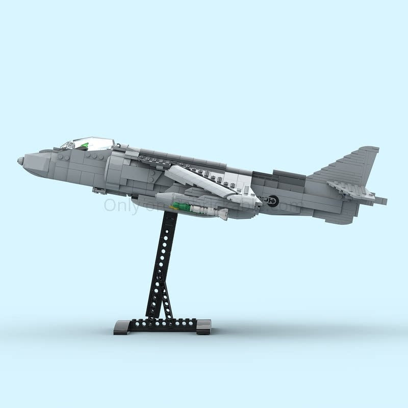 AV-8B V/STOL Attack Jet MOC Building Kit - 4