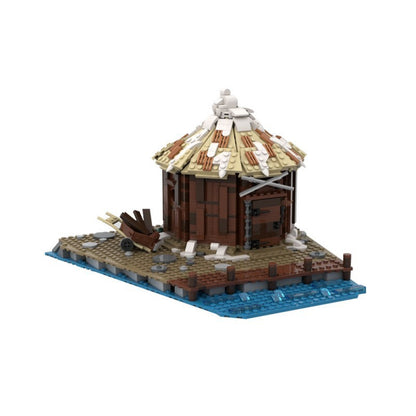Storage Hut Building Kit | Viking Village Expansion | LEGO-Compatible MOC - 5