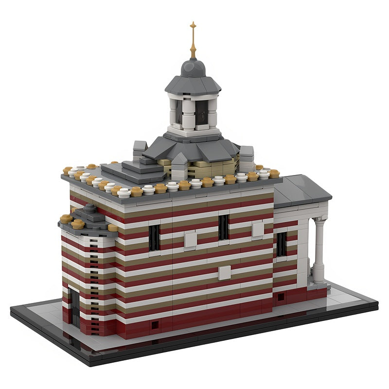 Stourdza Chapel Baden-Baden 1:200 Neoclassical MOC Building Kit - 2