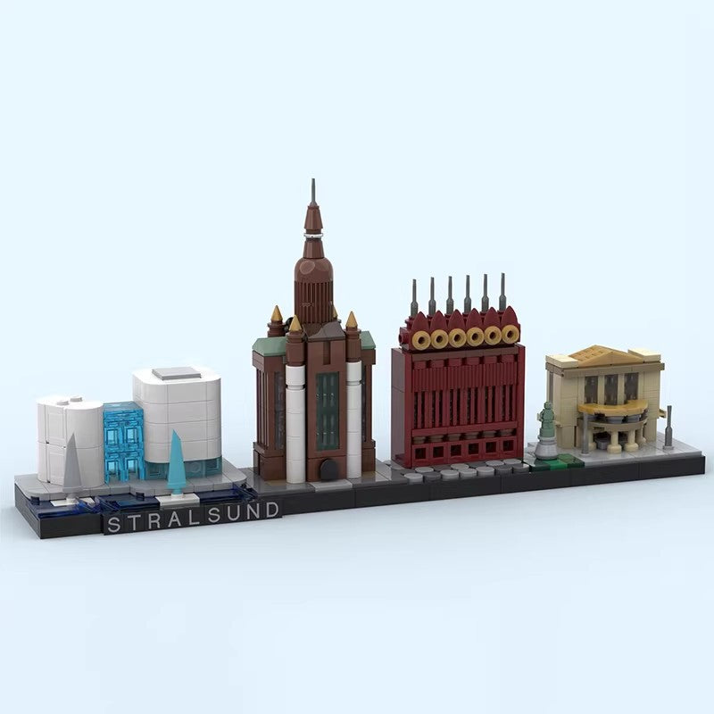Stralsund Skyline Building Kit | LEGO-Compatible MOC - 4