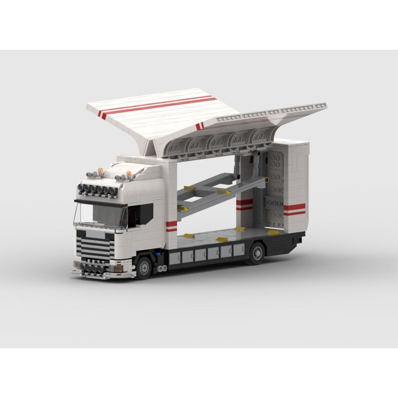 Streamline R730 Car Transporter Building Kit | LEGO-Compatible MOC - 2