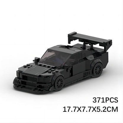 Street Racing R34 Tuner Car MOC Building Kit - 13