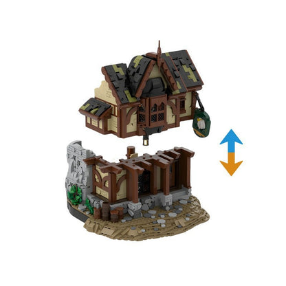 Strider Tavern Scene MOC Building Kit | Fantasy Cinematic Diorama Model - 4