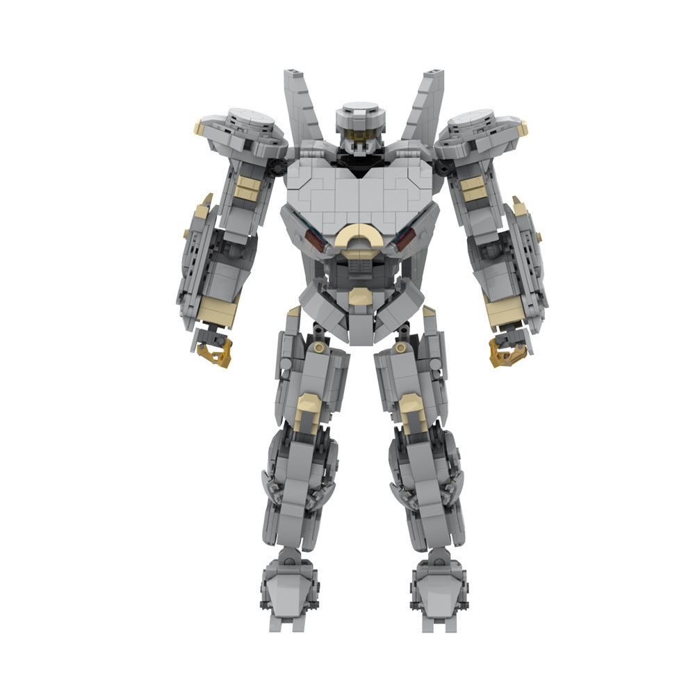 striker eureka mecha building set | pacific rim | lego compatible - 3