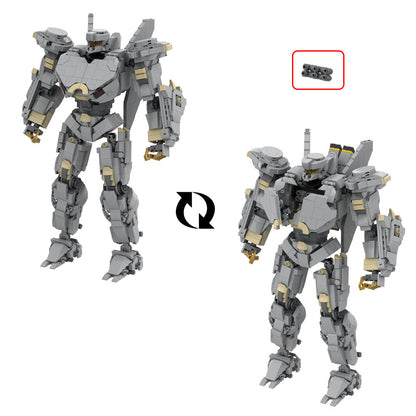 striker eureka mecha building set | pacific rim | lego compatible - 6
