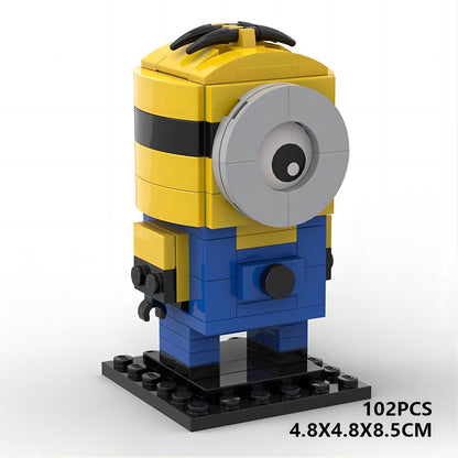stuart minions brickheadz building set | despicable me | moc-40649 - 2