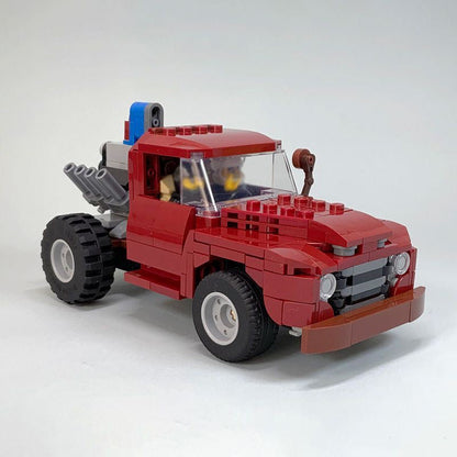 Stubby Bob Wheelstanding Dump Truck Building Kit | LEGO-Compatible MOC - 5