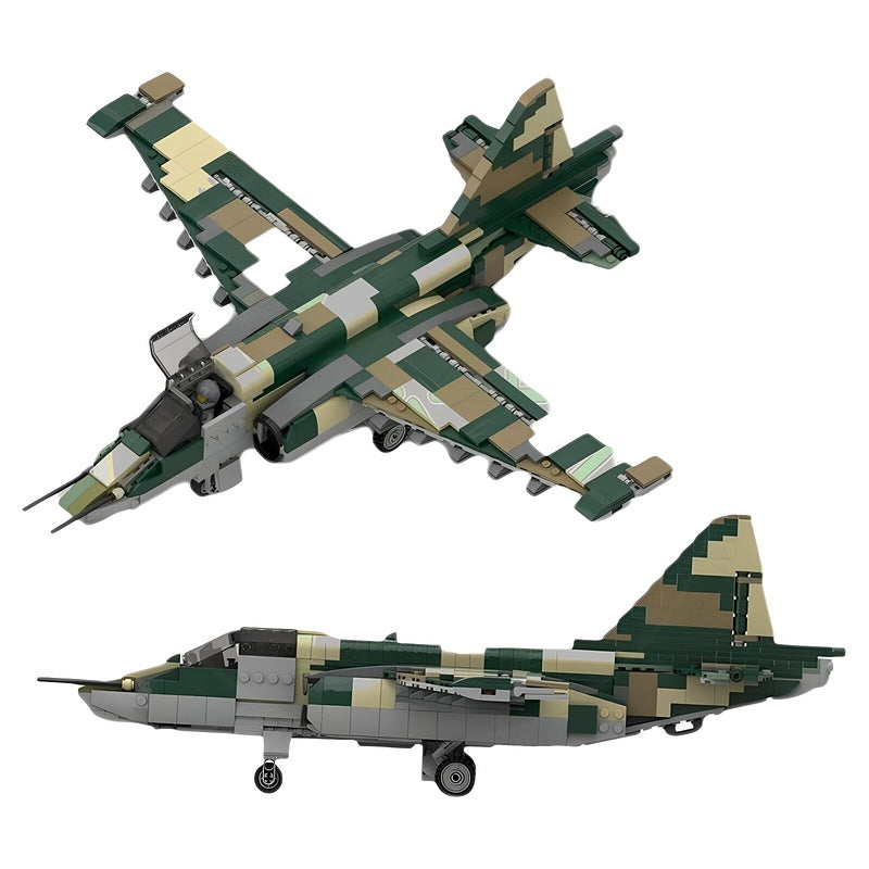 Su-25 Frogfoot 1:34 Attack Aircraft MOC Building Kit - 2
