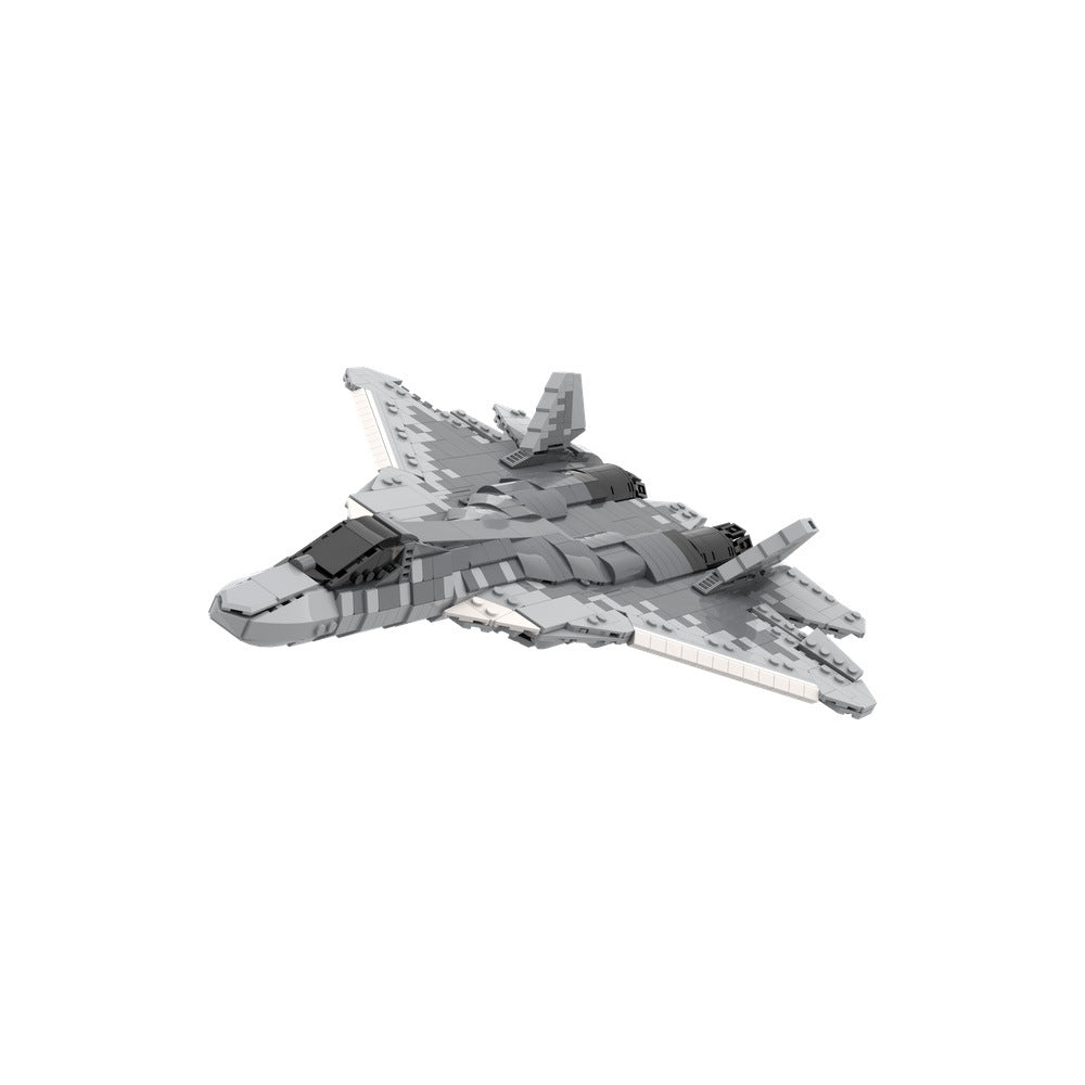 Su-57 Felon Aircraft Building Kit | LEGO-Compatible MOC - 2