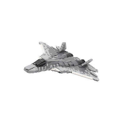Su-57 Felon Aircraft Building Kit | LEGO-Compatible MOC - 2