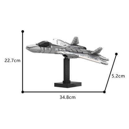 Su-57 Felon Aircraft Building Kit | LEGO-Compatible MOC - 5