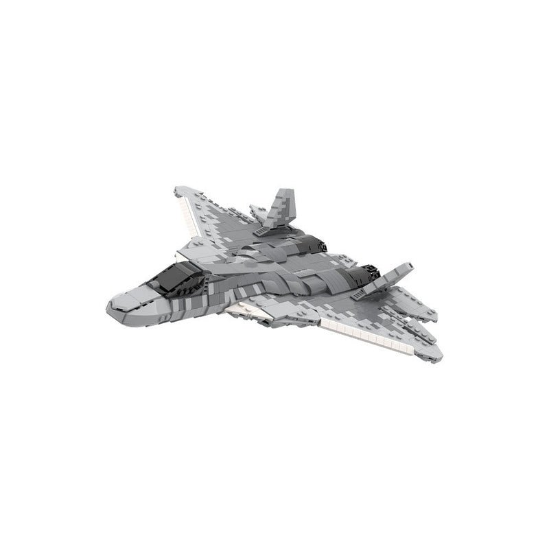 Su-57 Felon Stealth Fighter Jet MOC Building Kit - 2