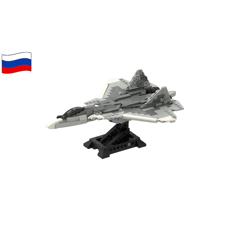 SU-57 Stealth Fighter 1:70 Scale Building Kit | LEGO-Compatible MOC - 3