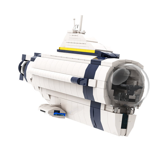 subnautica cyclops moc building set - gobricks - 2