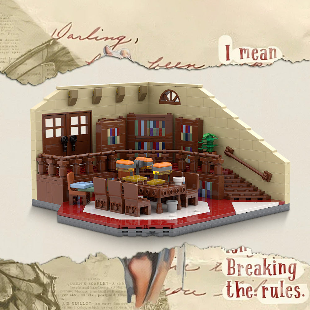 sunnydale high school library building set | buffy the vampire slayer | moc-99148 - 2