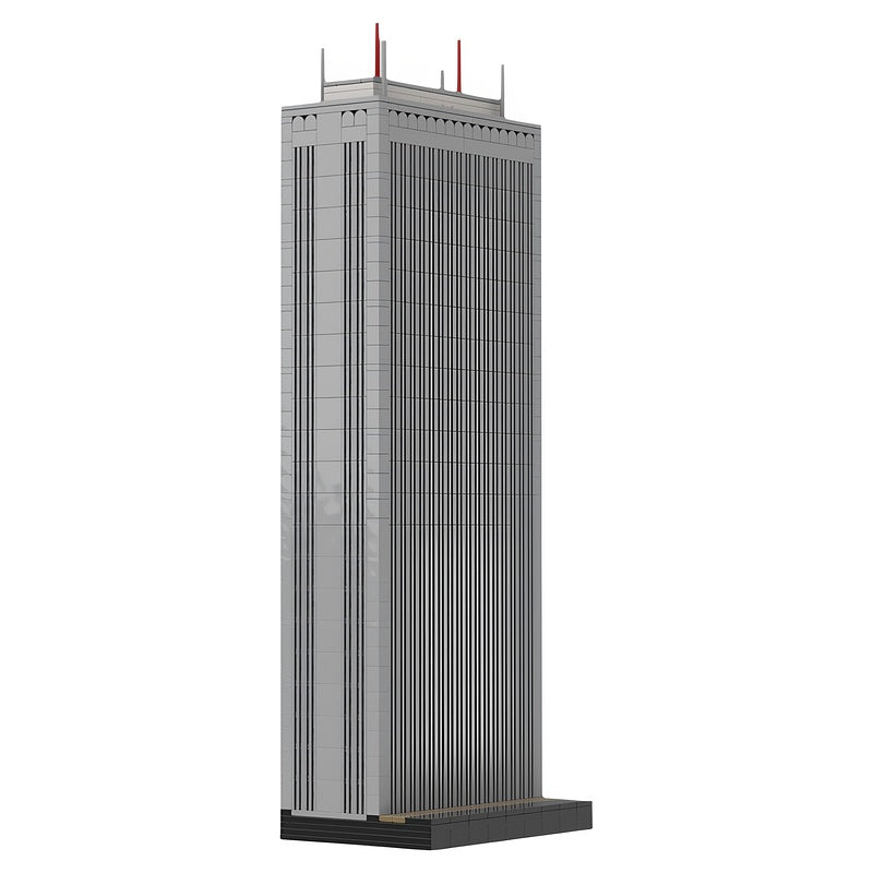 Sunshine 60 Tokyo Skyscraper MOC Building Kit - 4