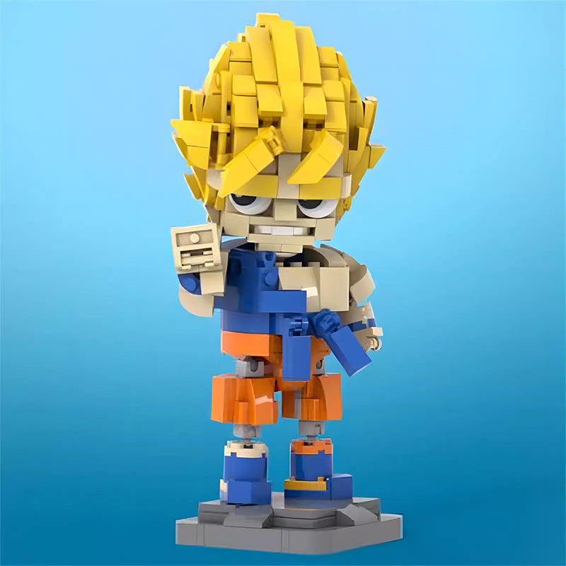 super songoku building set | dragon ball | moc-166422 - 1