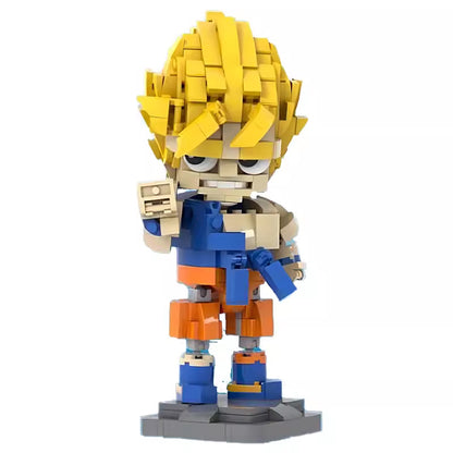 super songoku building set | dragon ball | moc-166422 - 5