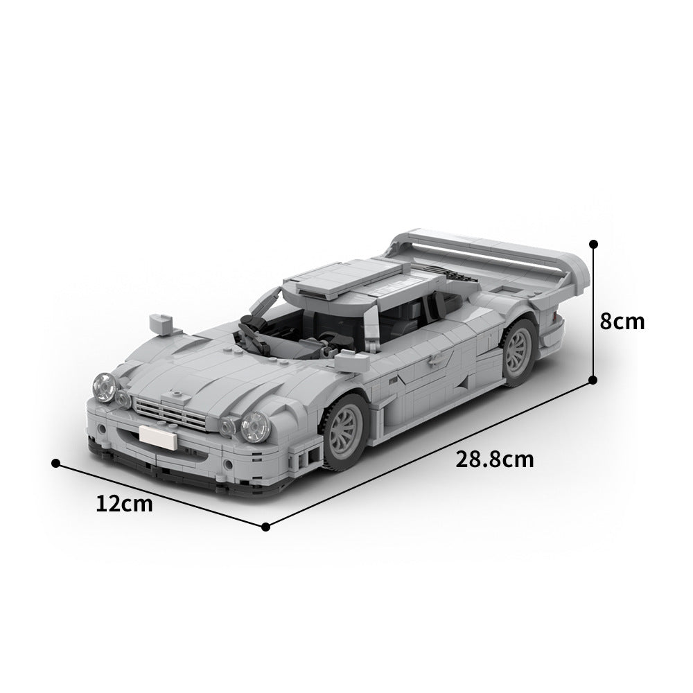“Super Sport GTR Car Building Kit | 1:15 Scale | LEGO-Compatible MOC - 3