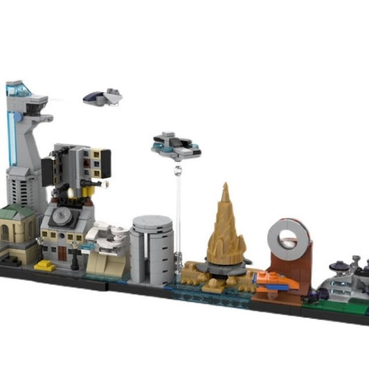 Superhero Alliance City Skyline Architecture Building Kit | Compatible MOC - 1