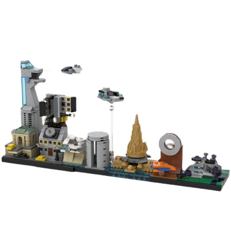 Superhero Alliance City Skyline Architecture Building Kit | Compatible MOC - 3