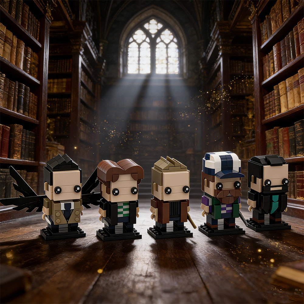 supernatural brickheadz 5-in-1 bundle building kit | moc-216538 - 2