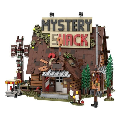 Supernatural Mystery Forest Cabin MOC Building Kit | Haunted Diorama - 2