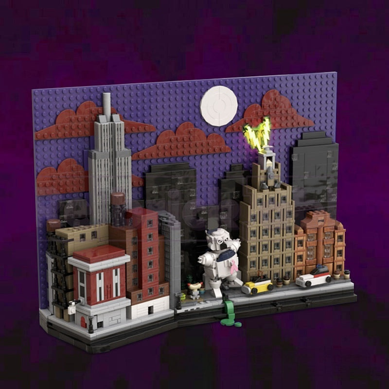 Supernatural NYC Skyline MOC Haunted City Diorama Building Kit - 2
