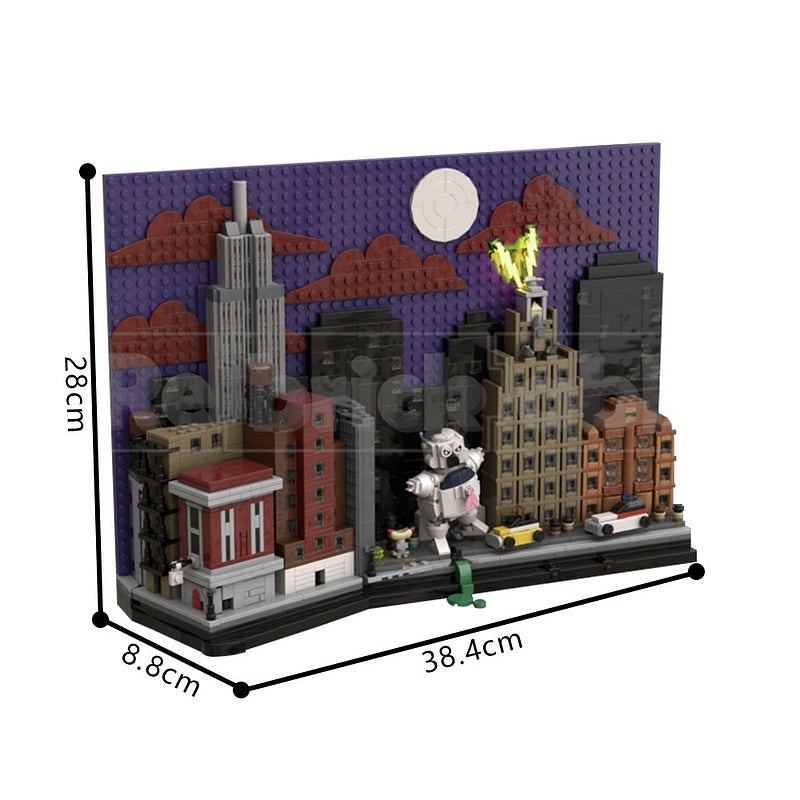 Supernatural NYC Skyline MOC Haunted City Diorama Building Kit - 3