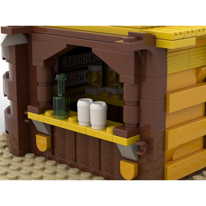 Surf Shop and Bar Building Kit | Compatible MOC - 4
