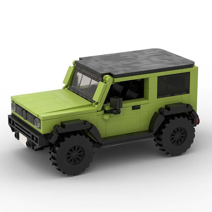 suzuki jimny lime building set | moc-127322 - 1