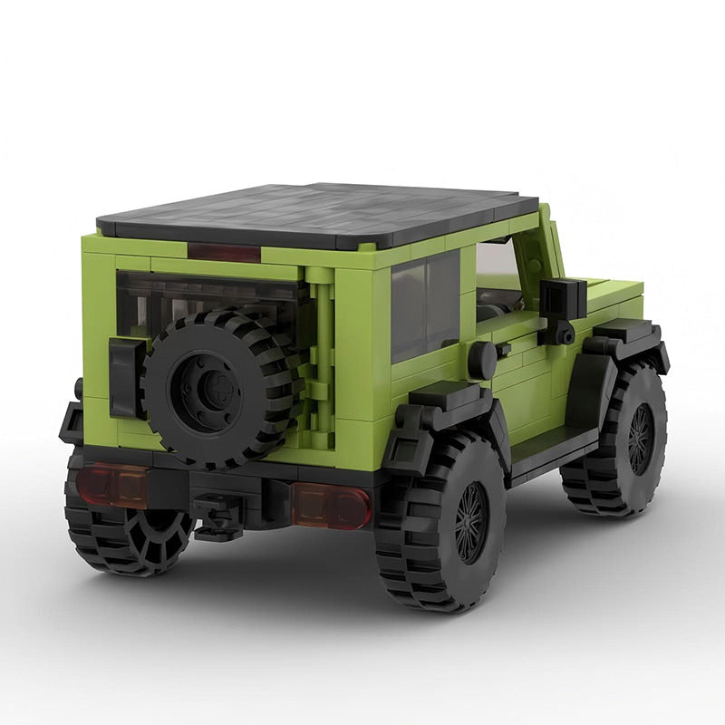 suzuki jimny lime building set | moc-127322 - 3