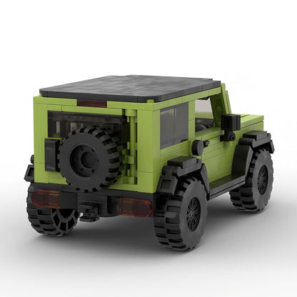 suzuki jimny lime building set | moc-127322 - 3
