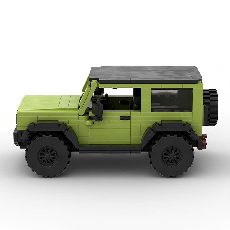suzuki jimny lime building set | moc-127322 - 4