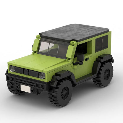suzuki jimny lime building set | moc-127322 - 5
