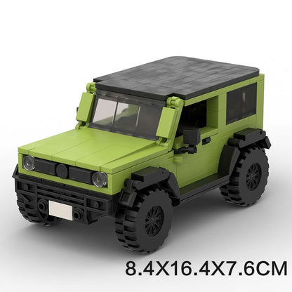 suzuki jimny lime building set | moc-127322 - 6