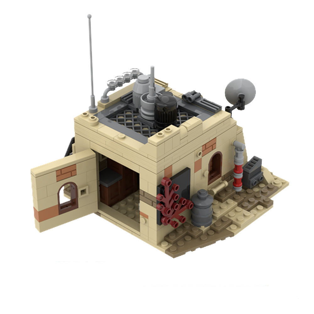 sw house on tatooine building set | star wars | moc-165763 - 3