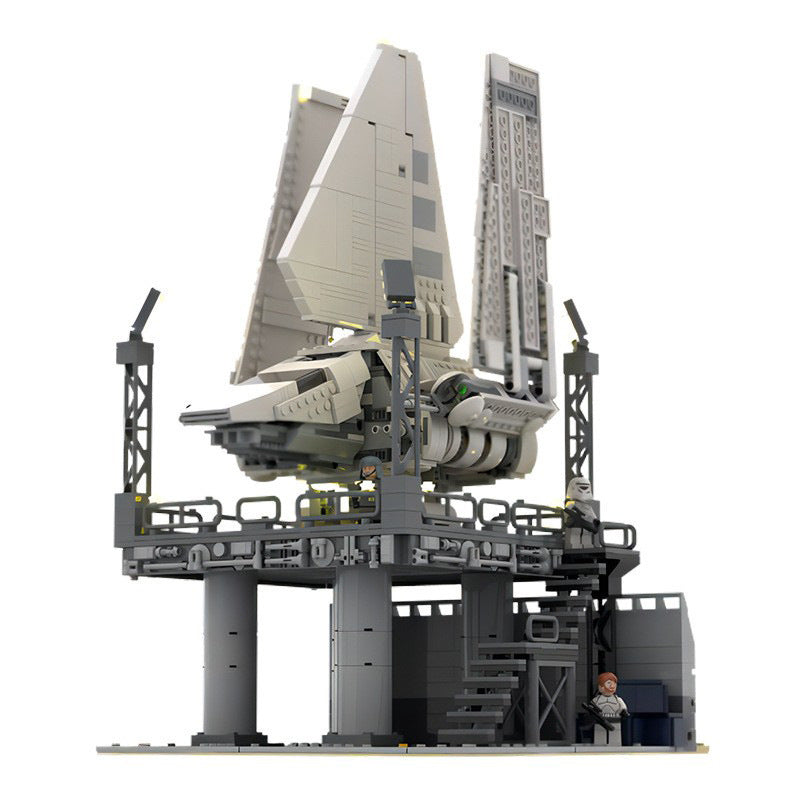 sw imperial base #5 landport building set | star wars | moc-154306 - 3
