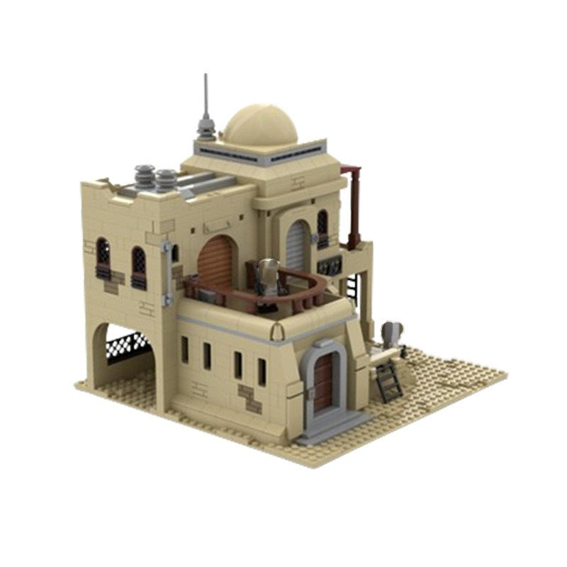 sw tatooine mos eisley building set | star wars | moc-123093 - 2