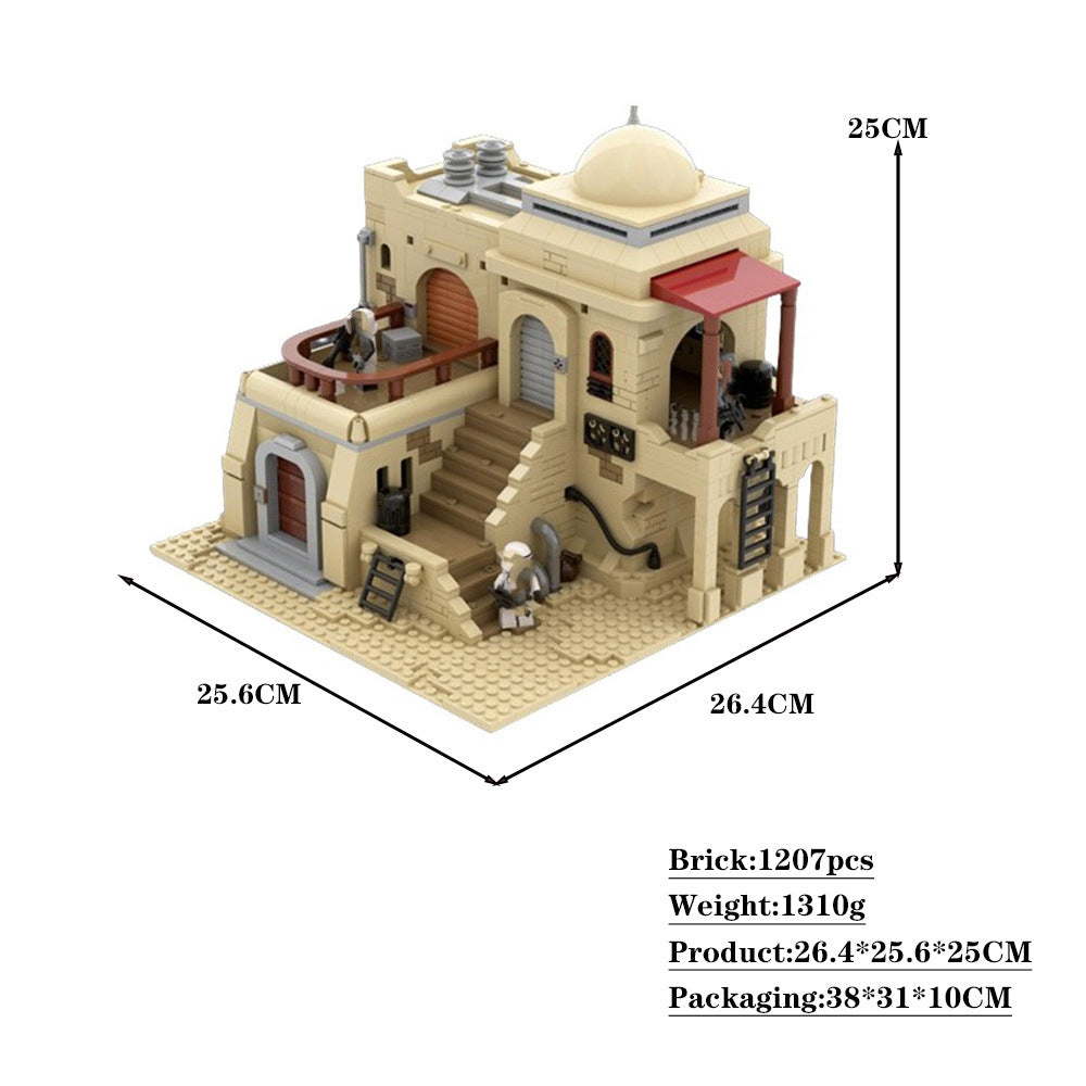 sw tatooine mos eisley building set | star wars | moc-123093 - 4