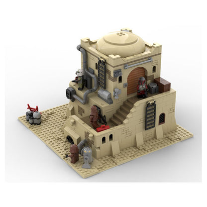 sw tatooine mos eisley desert house building set | moc-123177 - 4