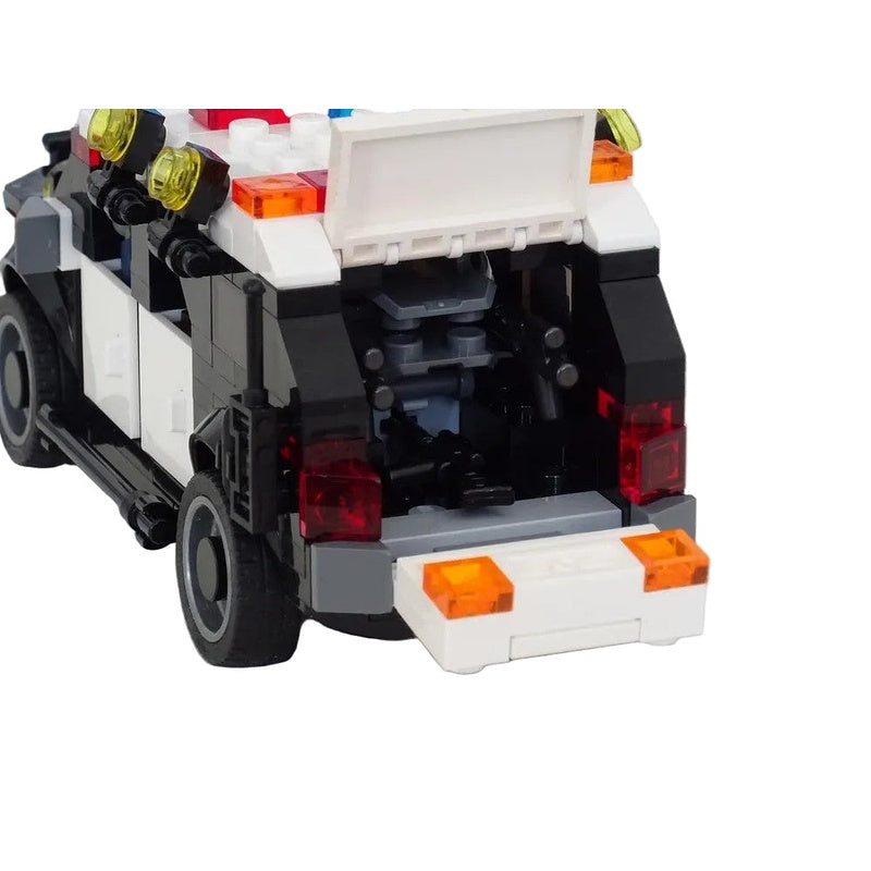 SWAT Tactical Police SUV MOC Building Kit | Special Operations Vehicle - 3